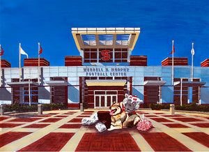 Mr Wuf and Tuffy at Carter Finley Stadium