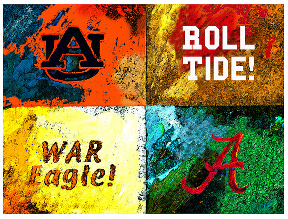 A House Divided Auburn / Alabama Logos